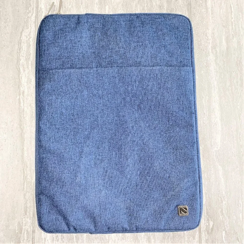 NIDOO 15 Inch Water Resistant Laptop Sleeve Case Protective Computer Cover Blue